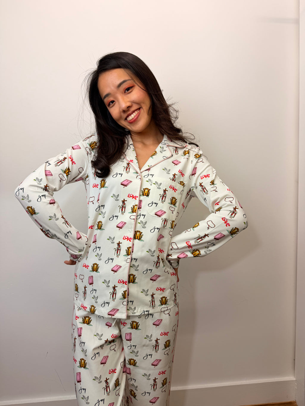 Jesus Girl Long Sleeve Pyjama Top